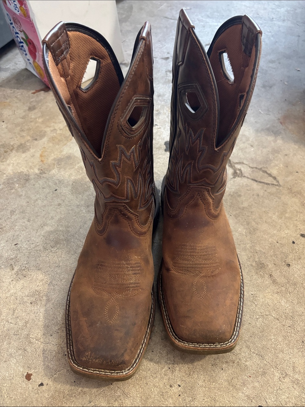 Phantom Ryder square toe boots size 10 D